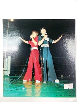 ビューティーペア／ジャッキー佐藤&マキ上田肉筆サイン色紙【昭和の女子プロレス】。 ビューティーペア／ジャッキー佐藤&マキ上田肉筆サイン色紙